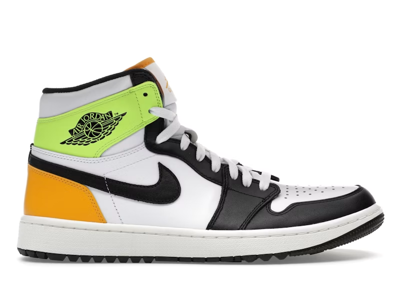 Golf White University Gold Volt Black