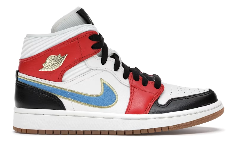 Mid Sail Red Black Blue W