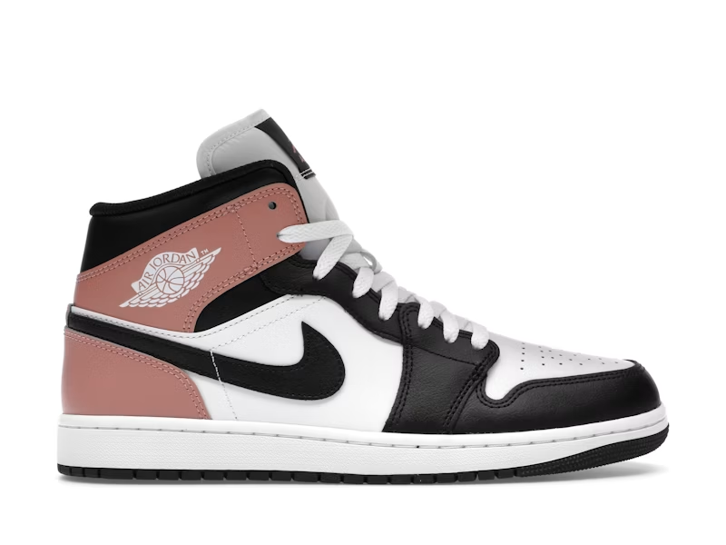 Mid White Rust Pink Black
