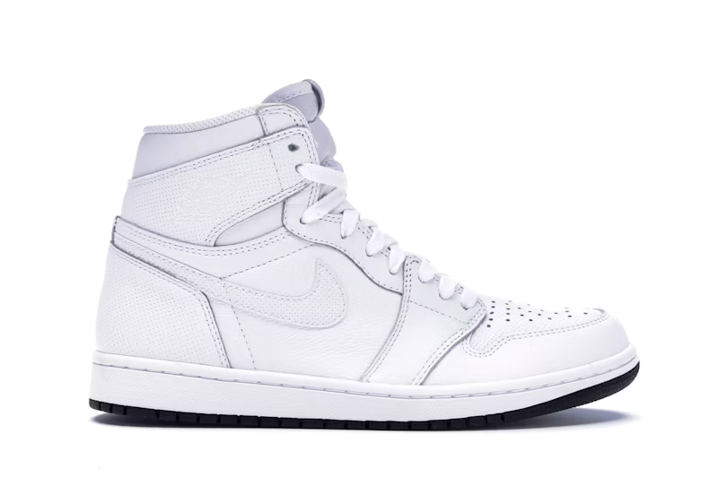 White Perforated