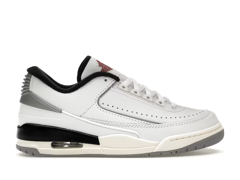 3 White Black Metallic Silver