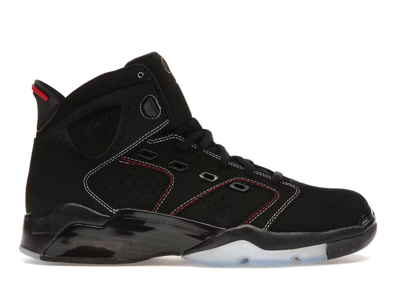 17 23 Black White Red Contrast Stitching