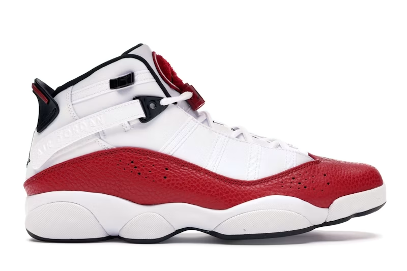 Rings White University Red