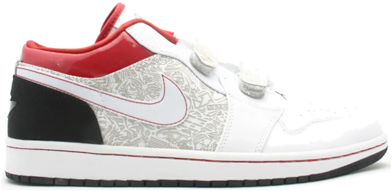 Velcro White Varsity Red